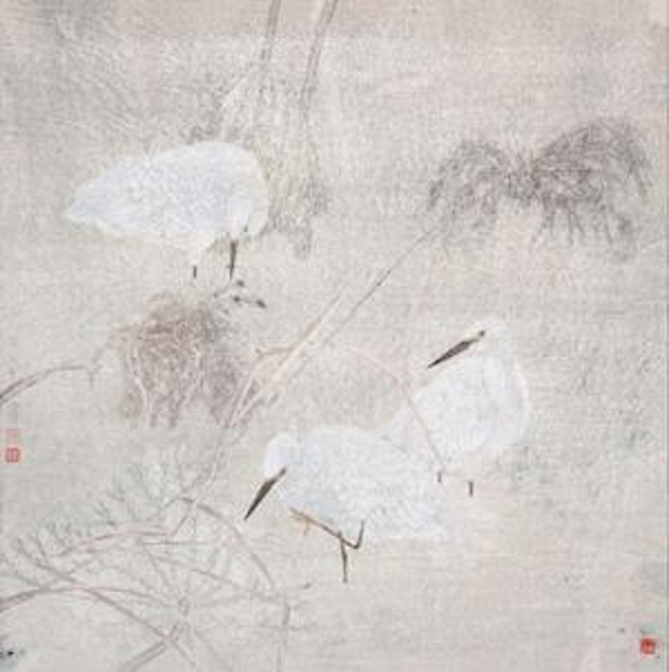 Egret by Jiang Hongwei