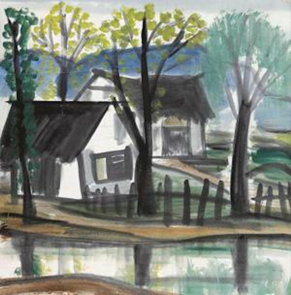 Landscape by Lin Fengmian