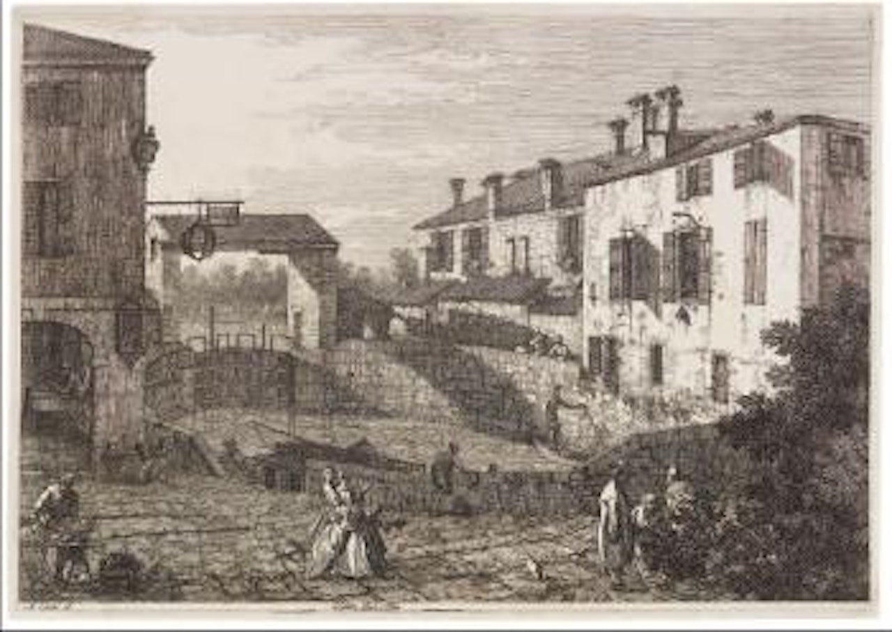 Le Porte de Dolo by Canaletto