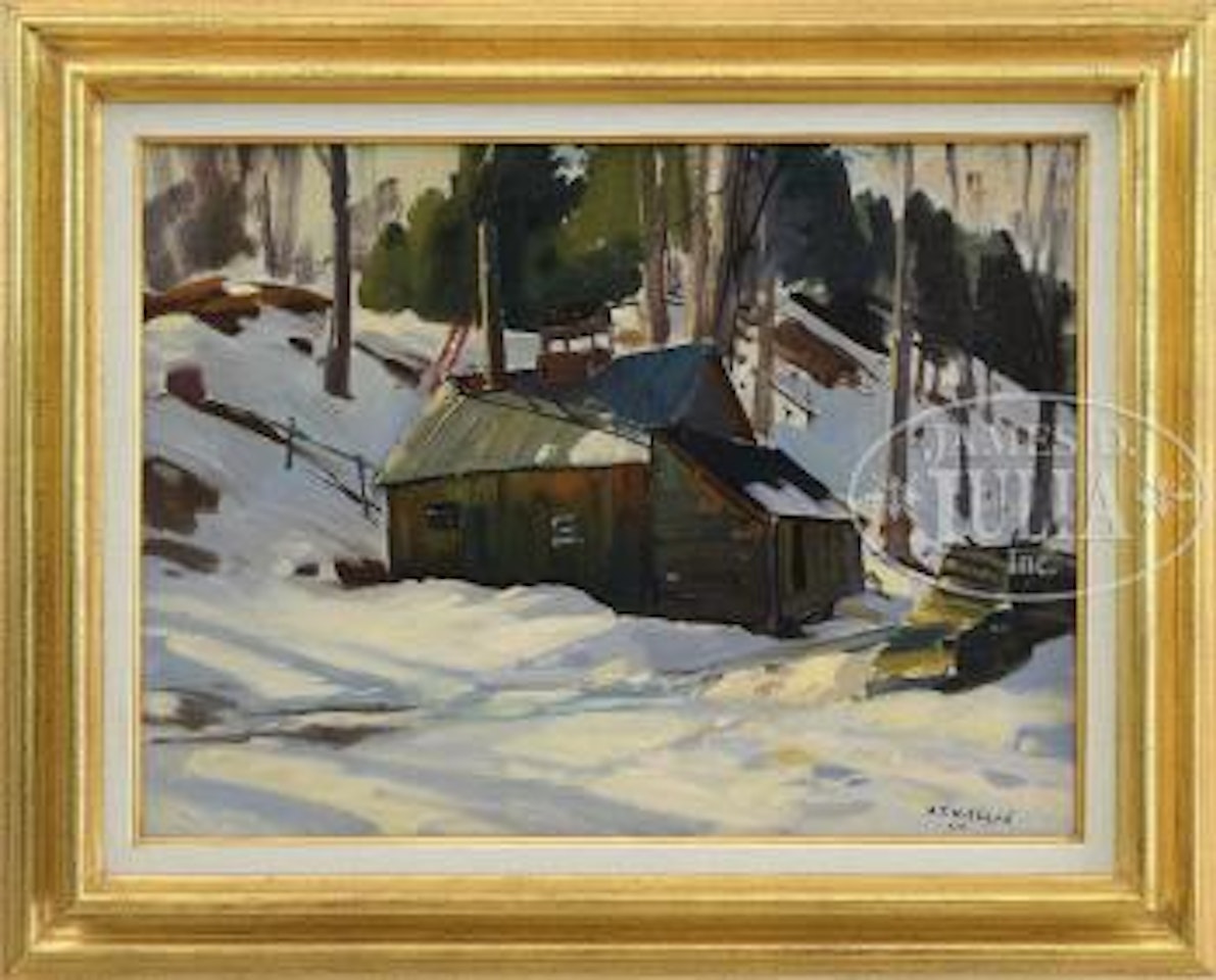 Sugar House Near Jamaica VT by Aldro Thompson Hibbard