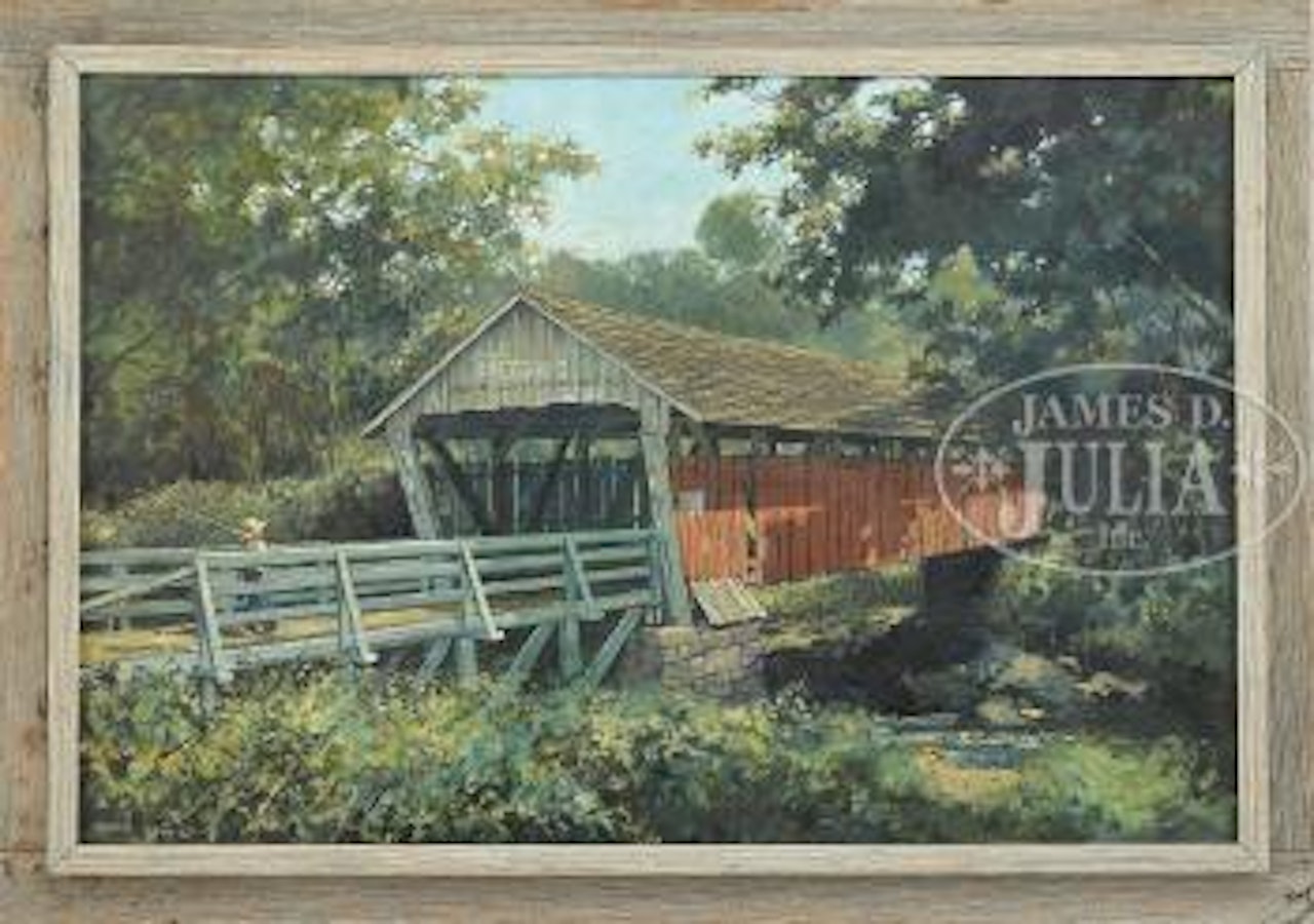 Summer, Cornwall Bridge, Conn by Eric Sloane