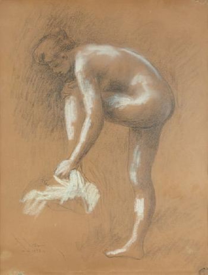 Femme à sa toilette by Pierre-Auguste Renoir