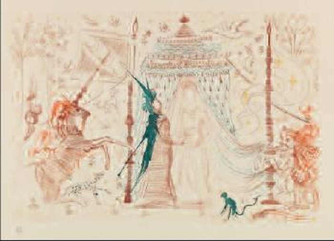 Gala, mon seul désir (La Dame à la licorne) by Salvador Dali