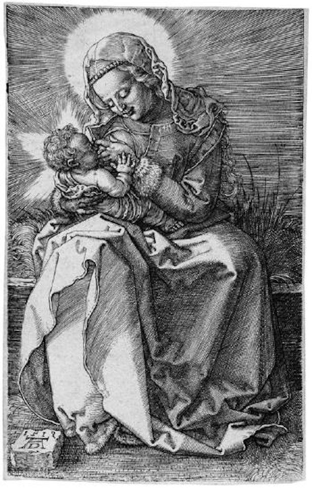 Maria, das Kind säugend by Albrecht Dürer