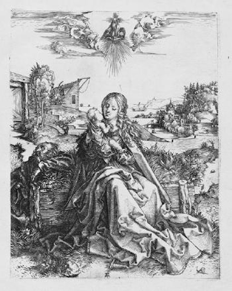 Die Madonna mit der Heuschrecke by Albrecht Dürer