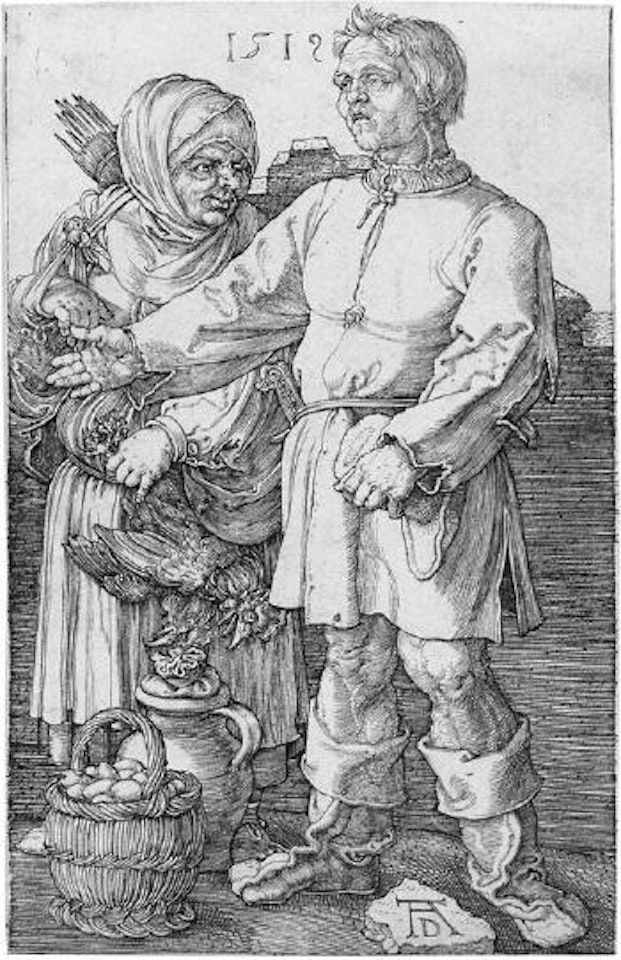 Der Marktbauer und sein Weib by Albrecht Dürer