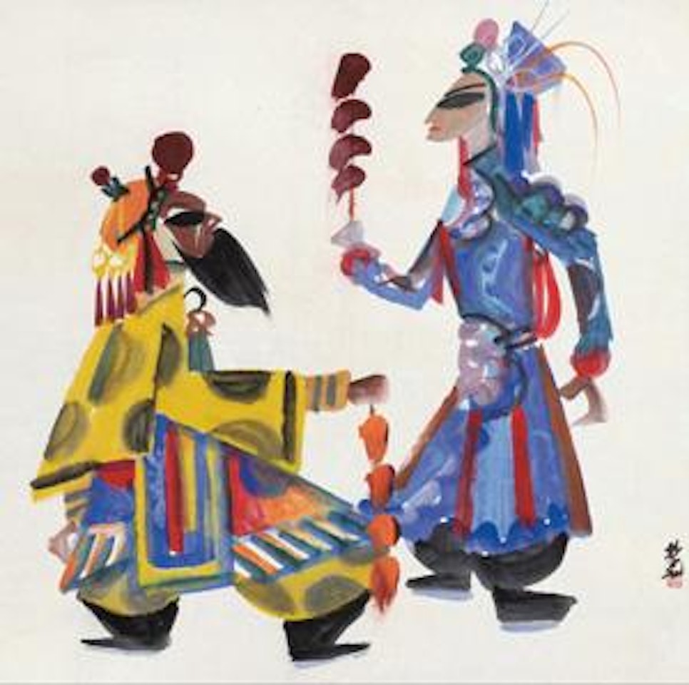 Peking Opera Character by Lin Fengmian