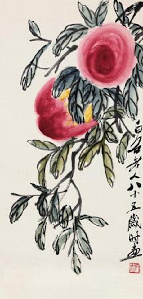 Peaches by Qi Baishi