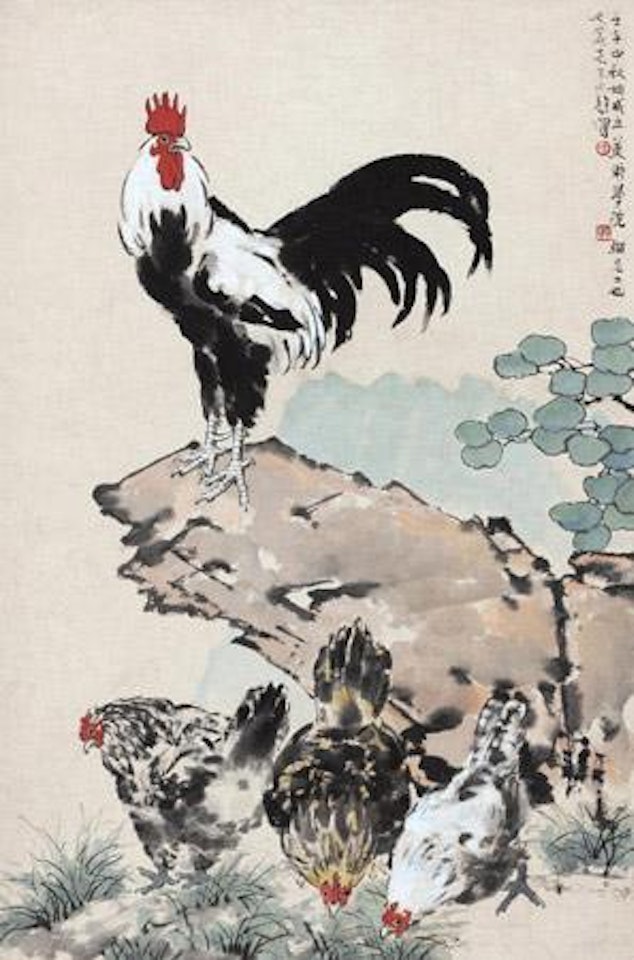 Cock by Xu Beihong