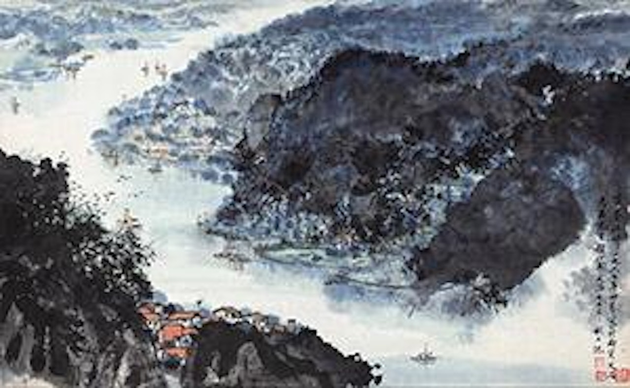 Landscape by Song Wenzhi