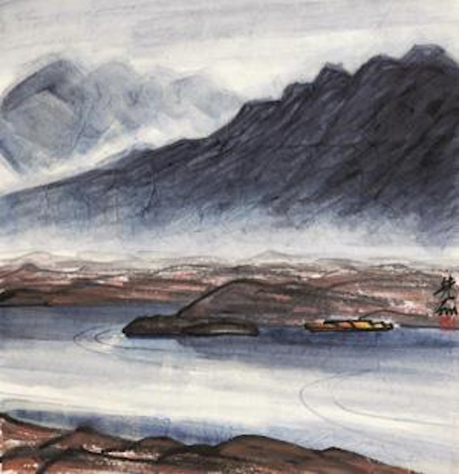 Landscape by Lin Fengmian