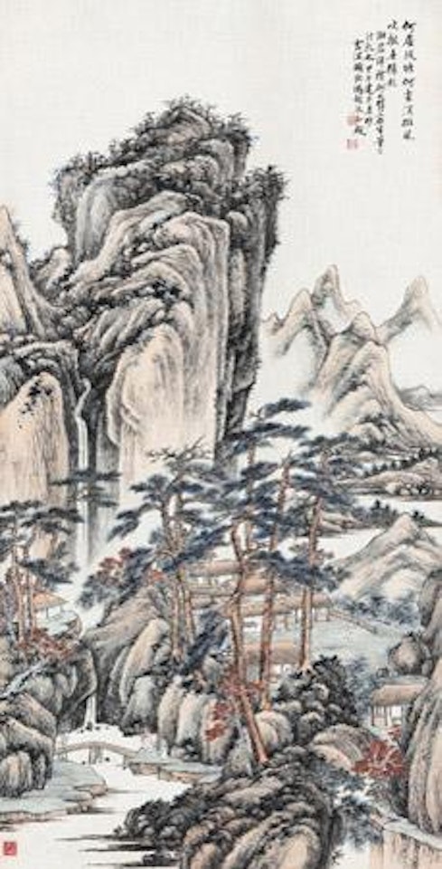 Landscape by Feng Chaoran