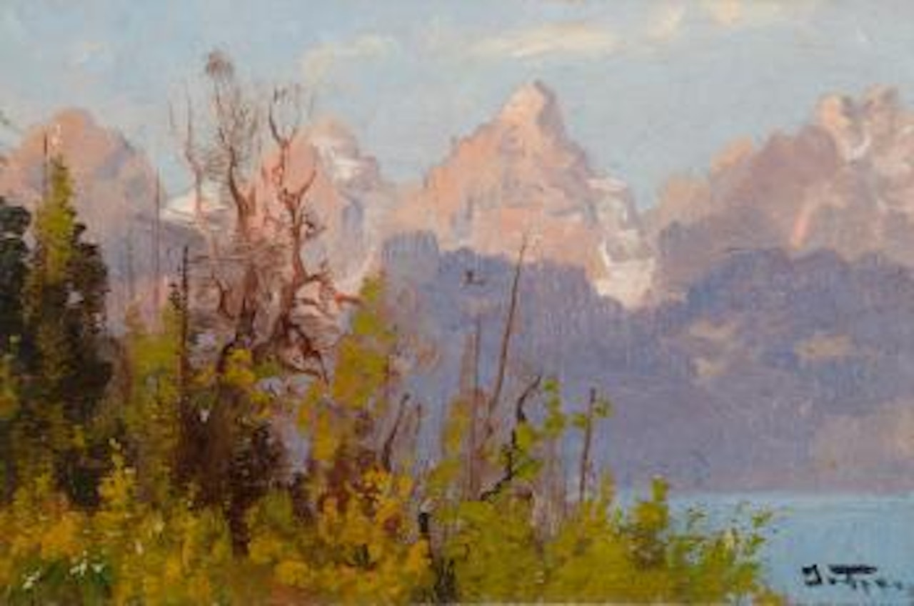 Henry's Lake; Teton Mountains (1921) by John Fery