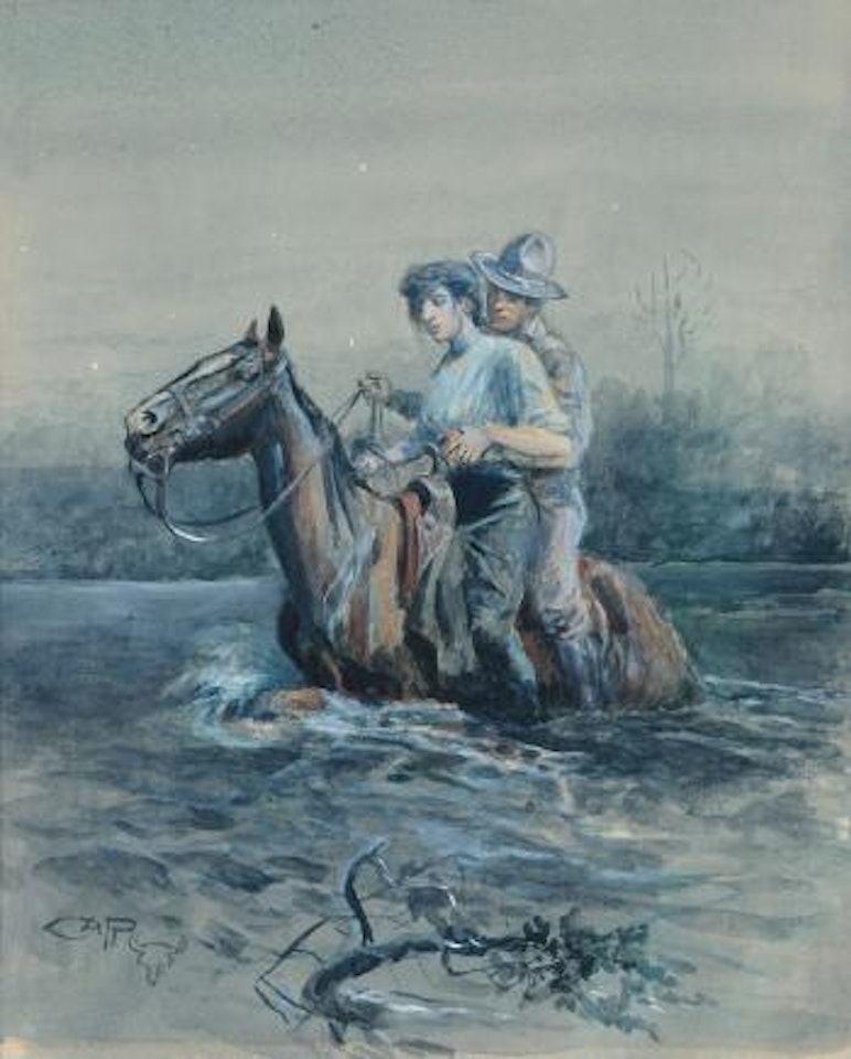 Thurston Held Mona Somewhat Tighter Than He Need to Have Done by Charles M Russell