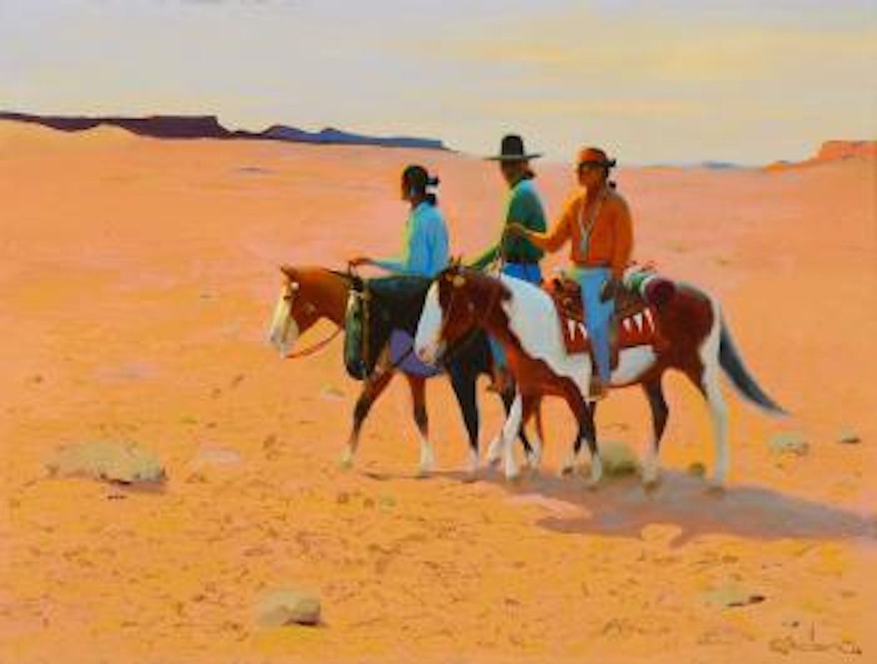 Three Riders by Gerard Curtis Delano