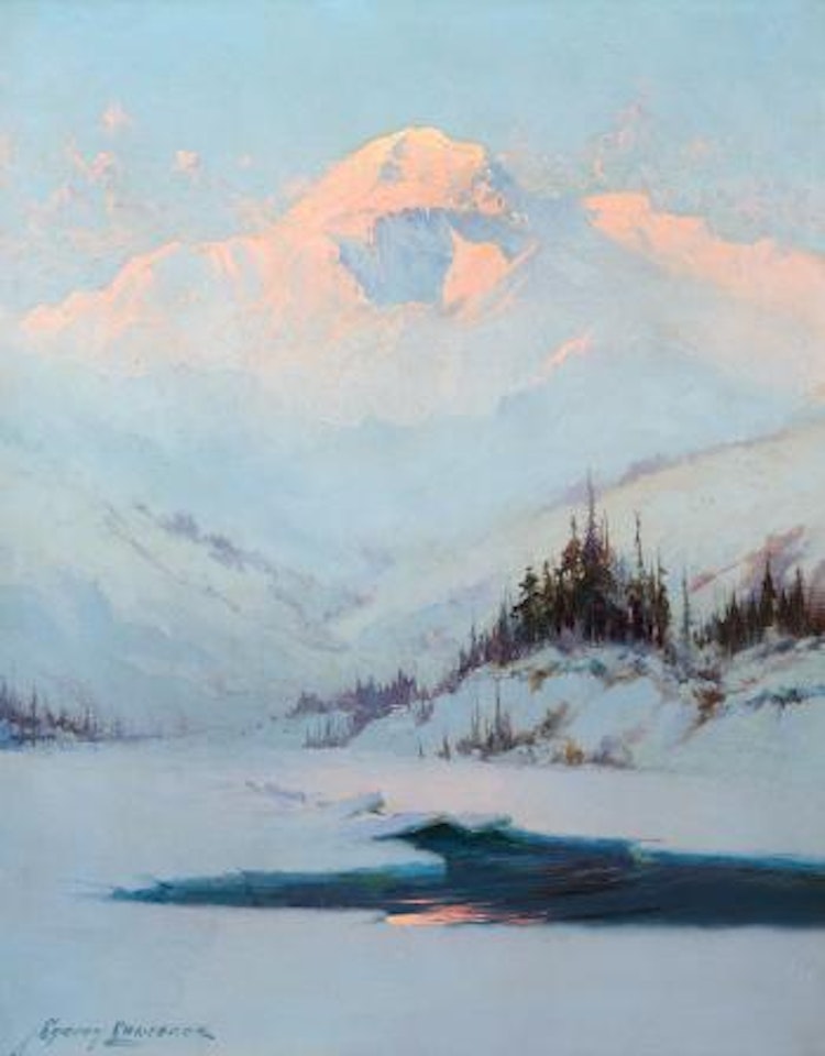 Winter Twilight on Mt. McKinley by Sydney Mortimer Laurence