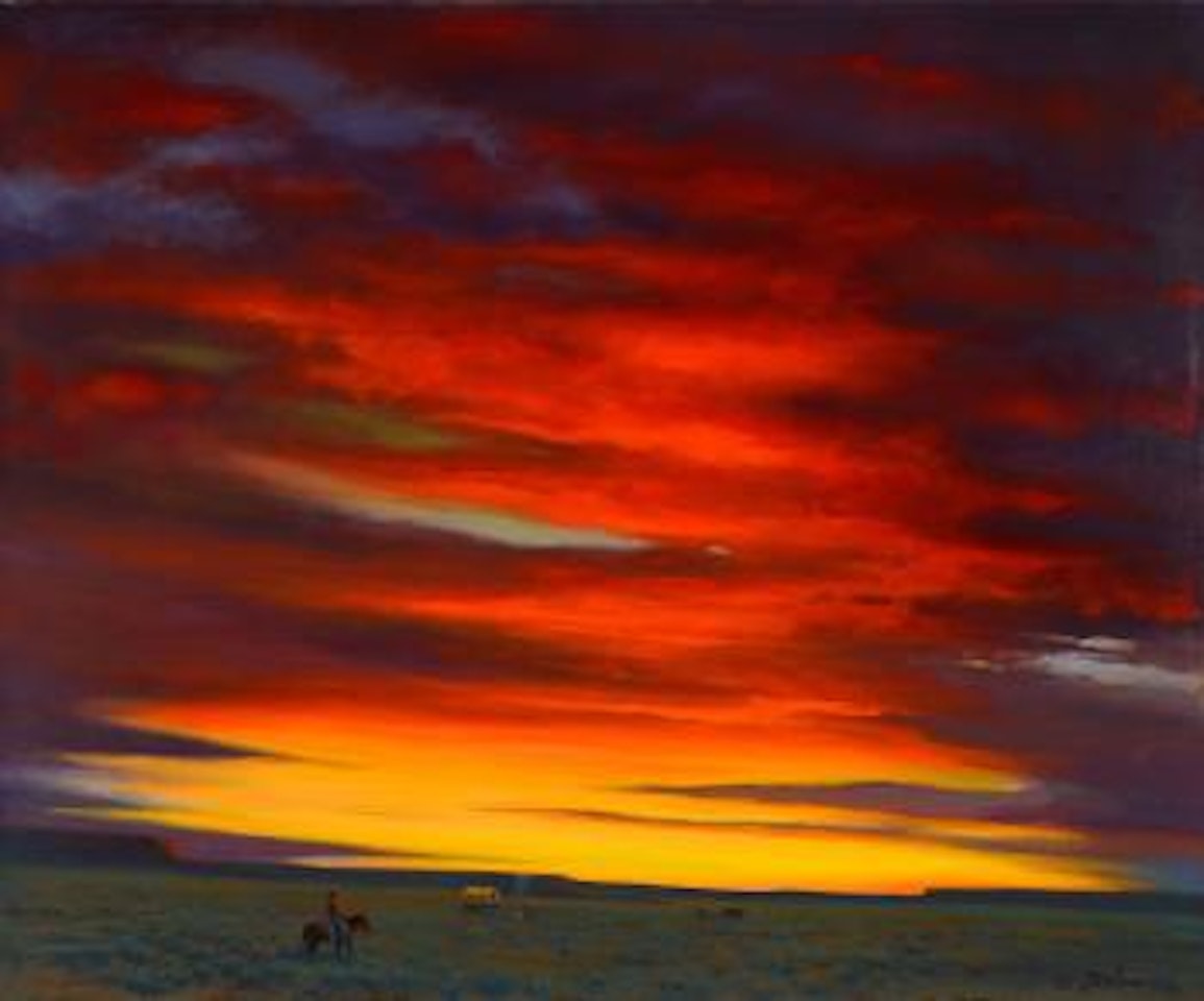 Southwest Sunset by Gerard Curtis Delano
