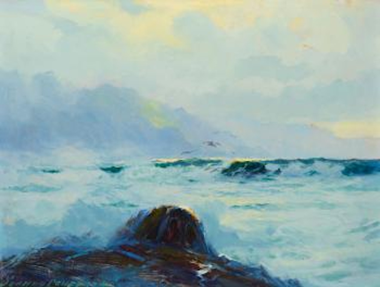 Alaska's Mist Shrouded Coast by Sydney Mortimer Laurence