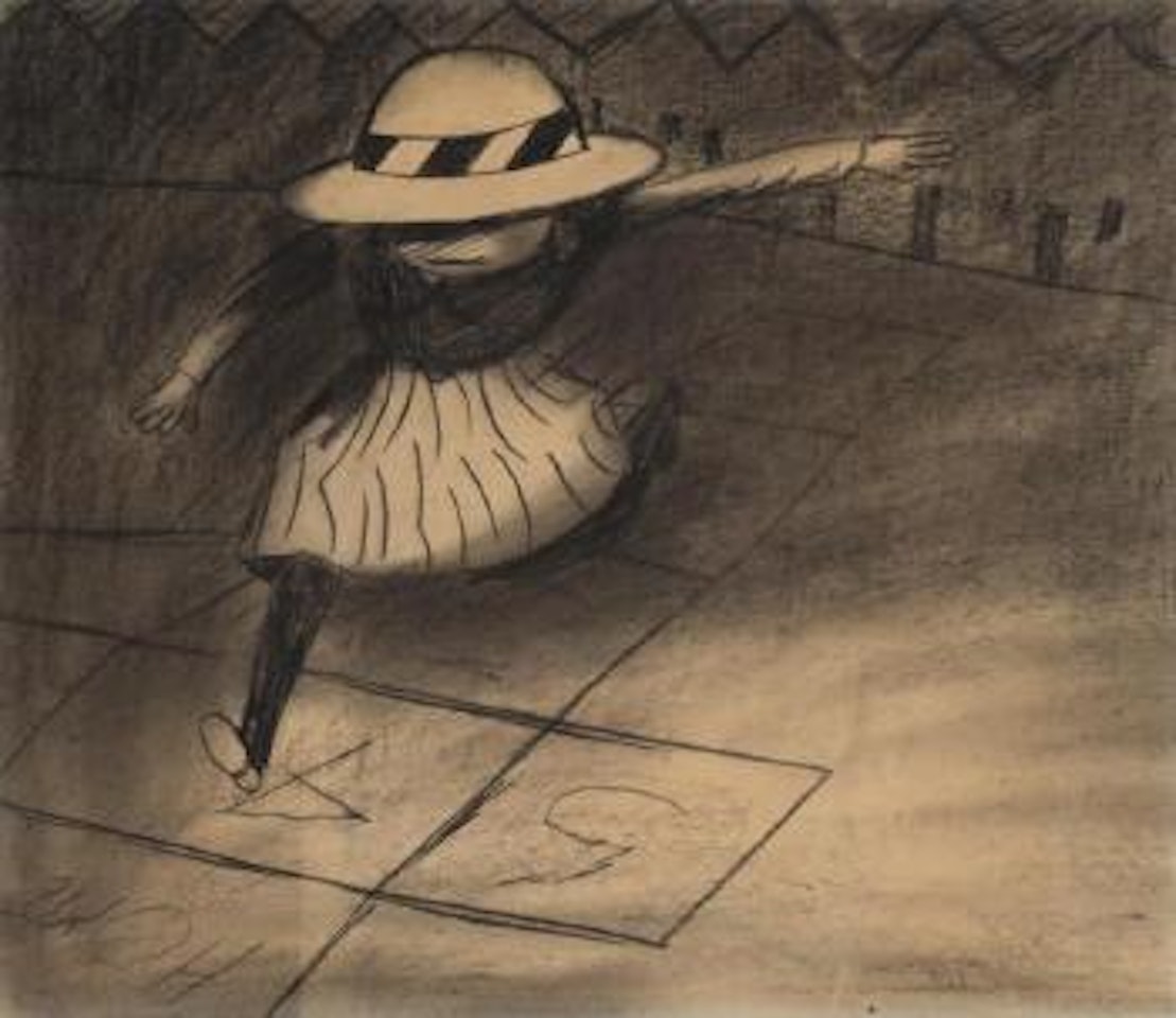 Hopscotch by Charles Blackman