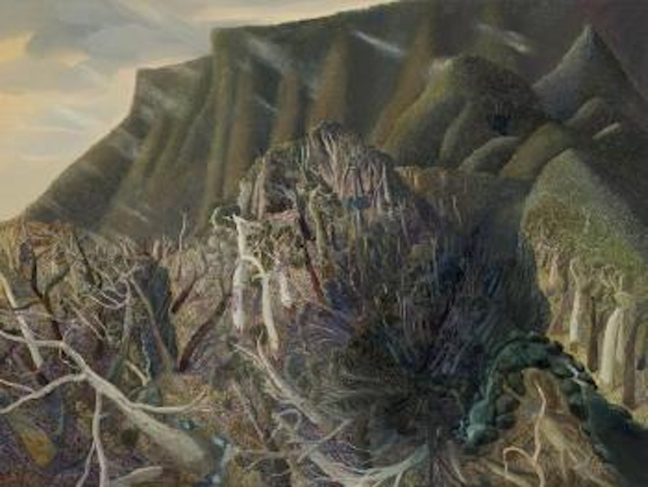 Afternoon Light – Tambourine with Two Creeks by William Francis Robinson