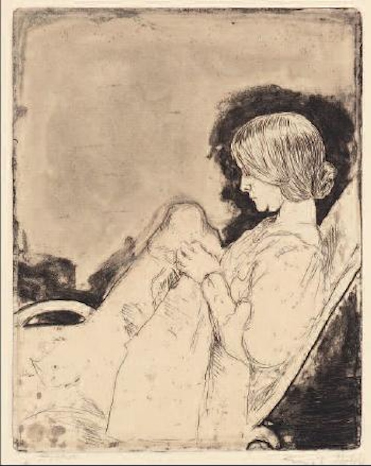 Junge Frau by Emil Nolde