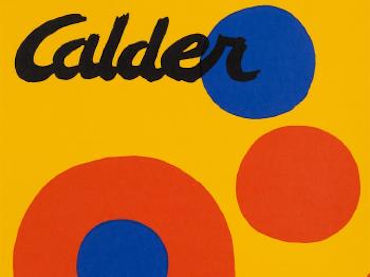 Exhibition Poster by Alexander Calder