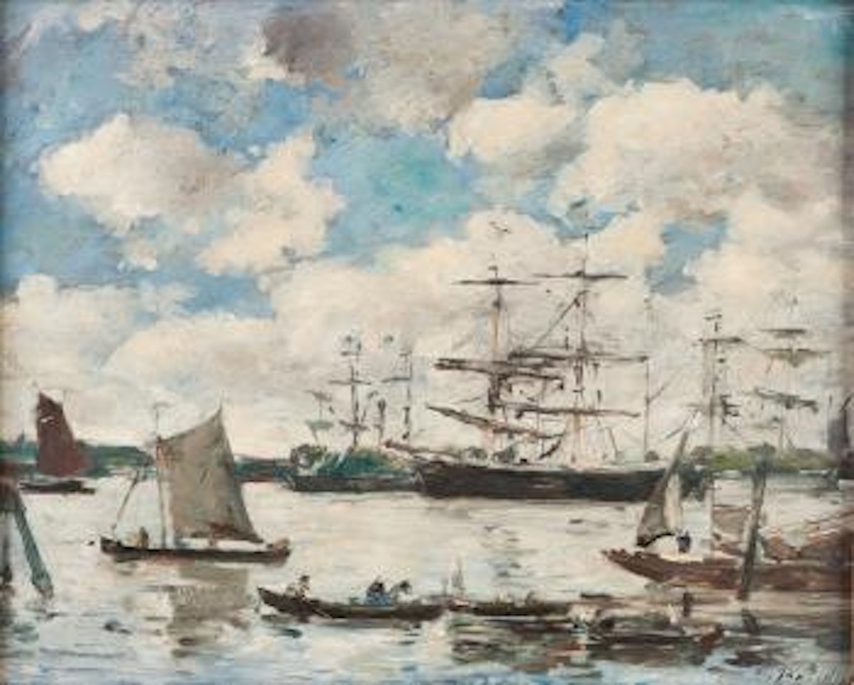 Les environs de Rotterdam by Eugène Boudin