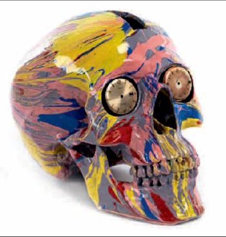 The hours spin scull by Damien Hirst