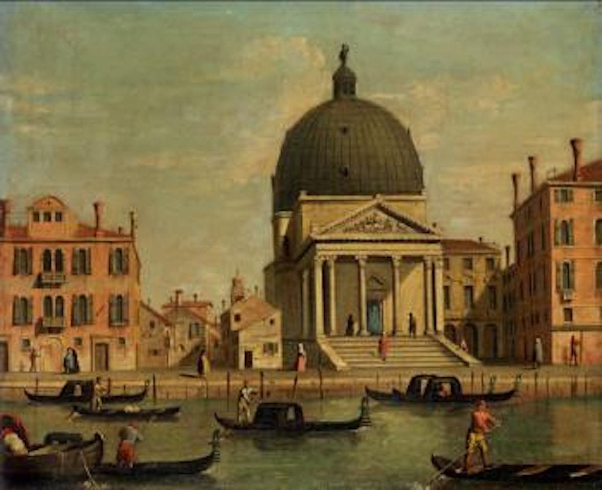 Paar Venedigveduten by Canaletto