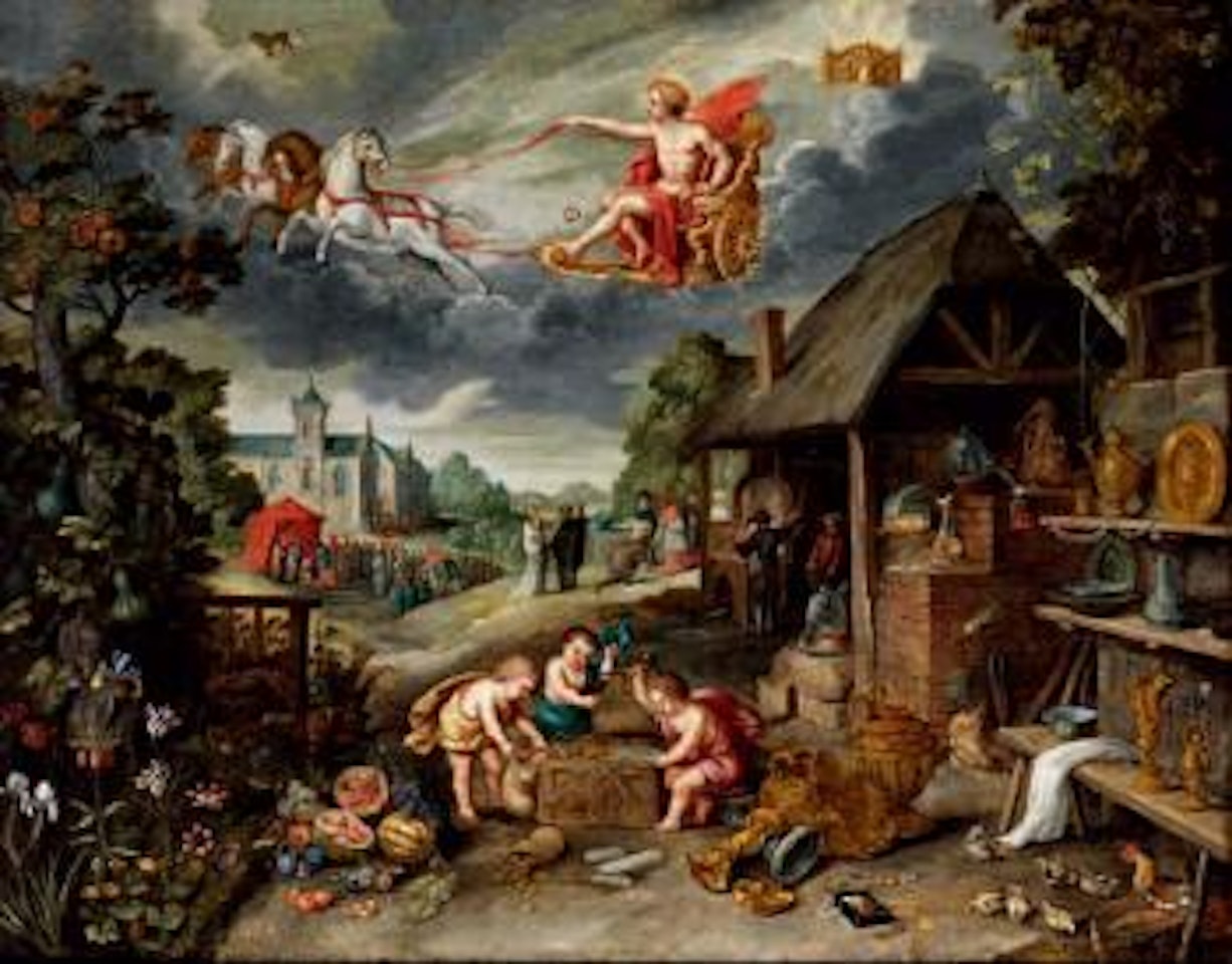 Allegorie des geistlichen und weltlichen Reichtums by Jan Brueghel the Younger