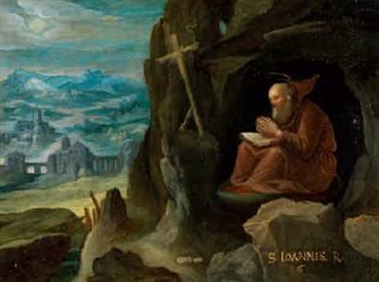 Darstellung von Eremiten-Heiligen by Paul Bril