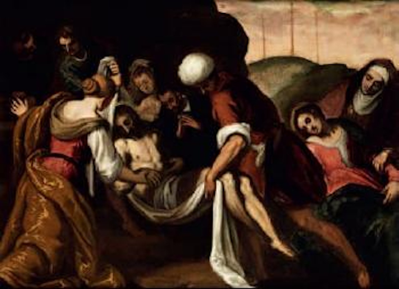 Die Grablegung Christi by Jacopo Palma il Giovane