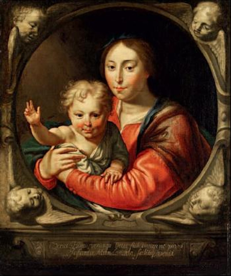 Maria mit dem segnenden Jesuskind by Paulus Moreelse