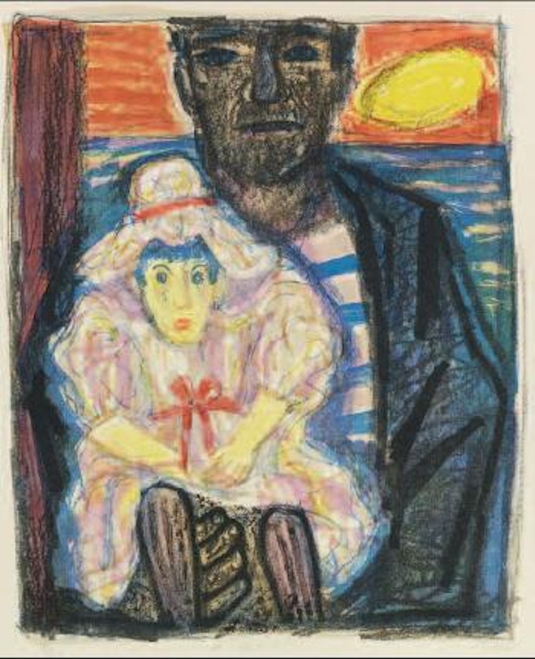 Der Fischer und das Kind by Otto Dix
