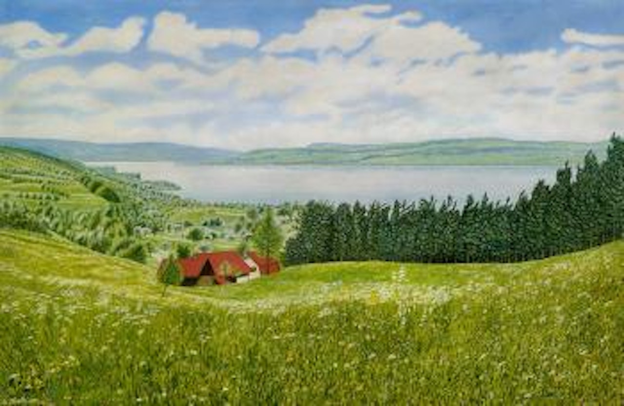 Frühlingswiese ob Steckborn by Adolf Dietrich