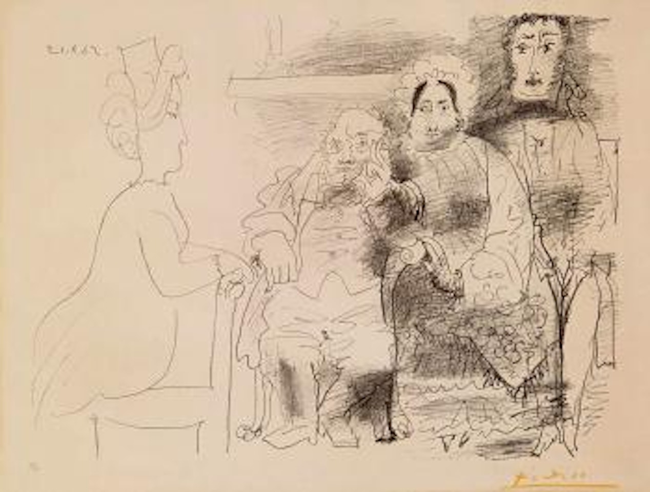 Portrait de Famille II by Pablo Picasso