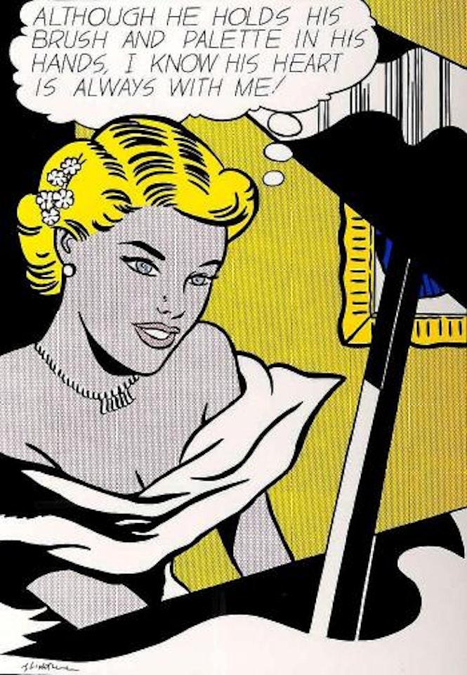 Girl at Piano by Roy Lichtenstein