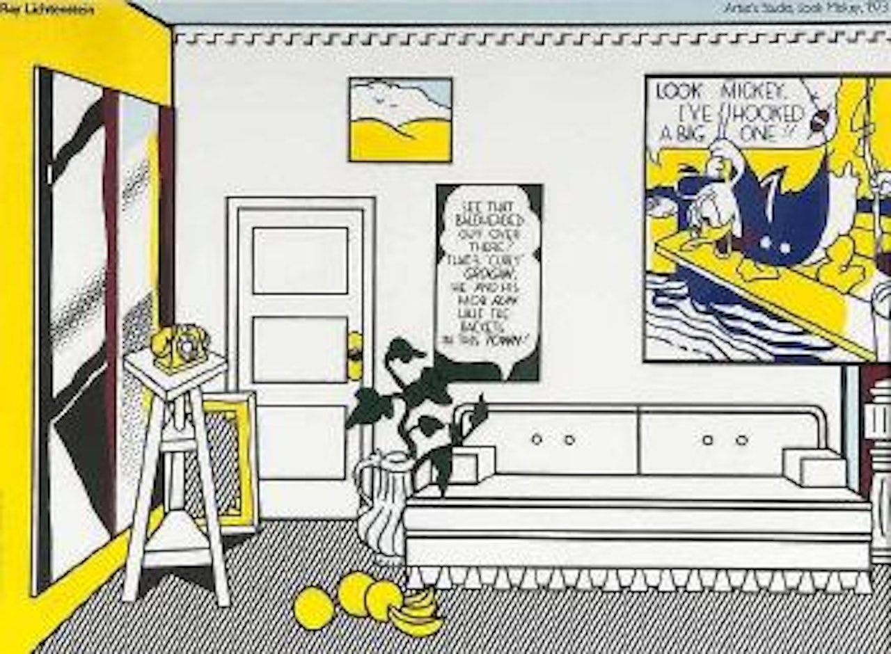 Artist´s Studio, Look Mickey ... by Roy Lichtenstein