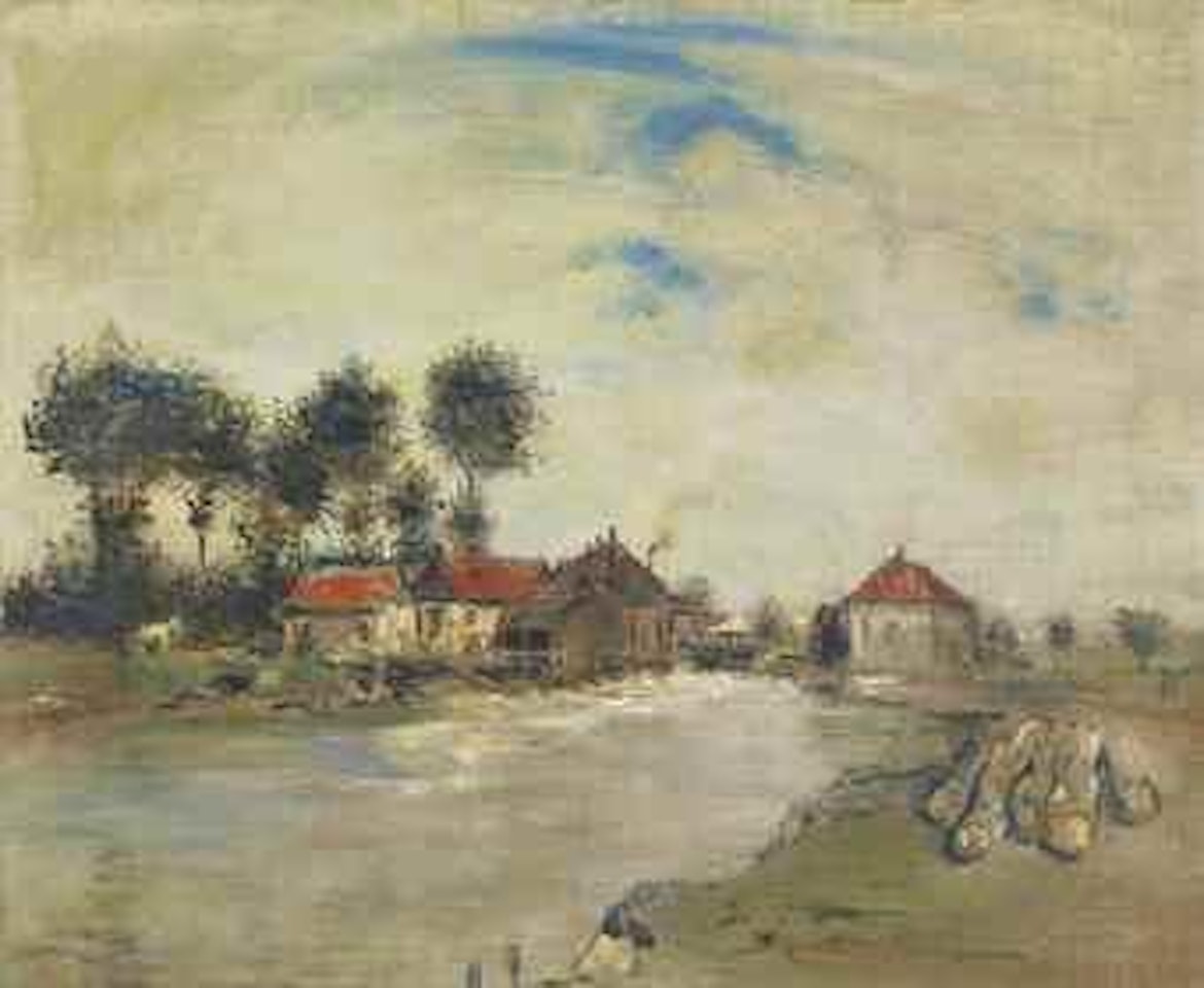The Watermill by Jean Francois Raffaelli