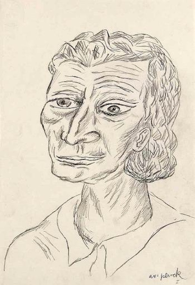 Brustbild einer Frau by A.R. Penck