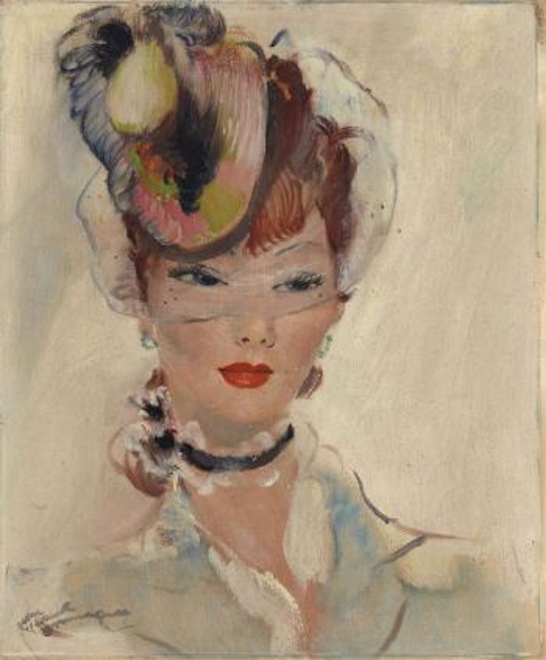 Stéphanie by Jean Gabriel Domergue