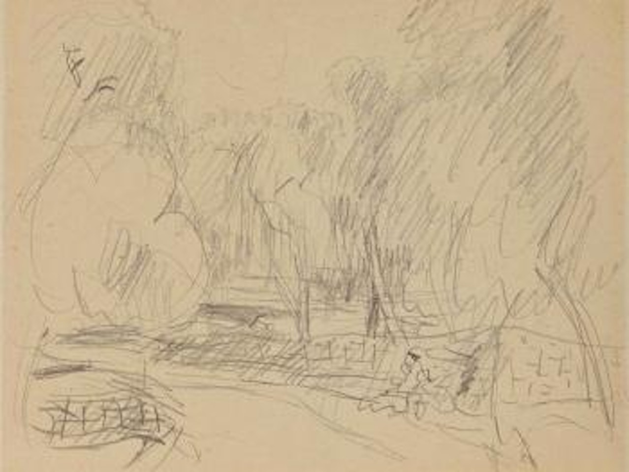 Étude de paysage du Midi. Étude de nu by Pierre Bonnard