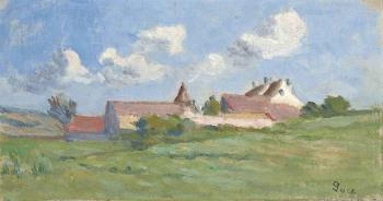 Vallée de la Cure, la maison by Maximilien Luce