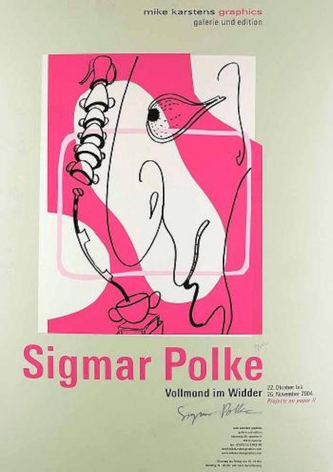 Vollmond im Widder by Sigmar Polke