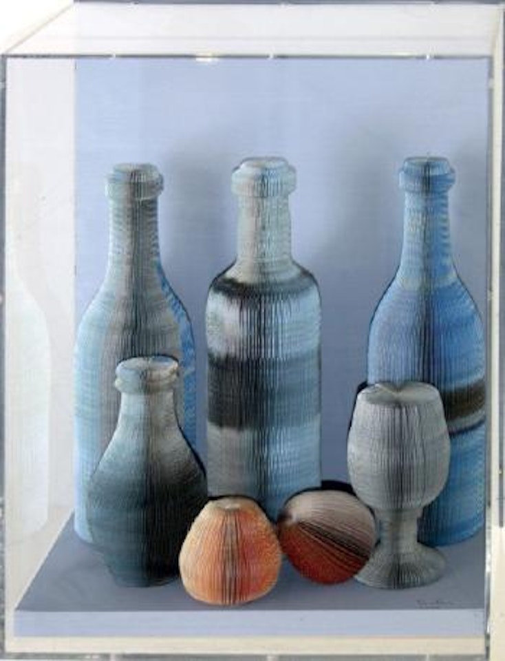 Nature morte aux trois bouteilles by Pavlos Dionyssopoulos