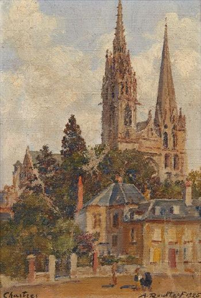 Cathédrale de Chartres by Alexandre Roubtzoff