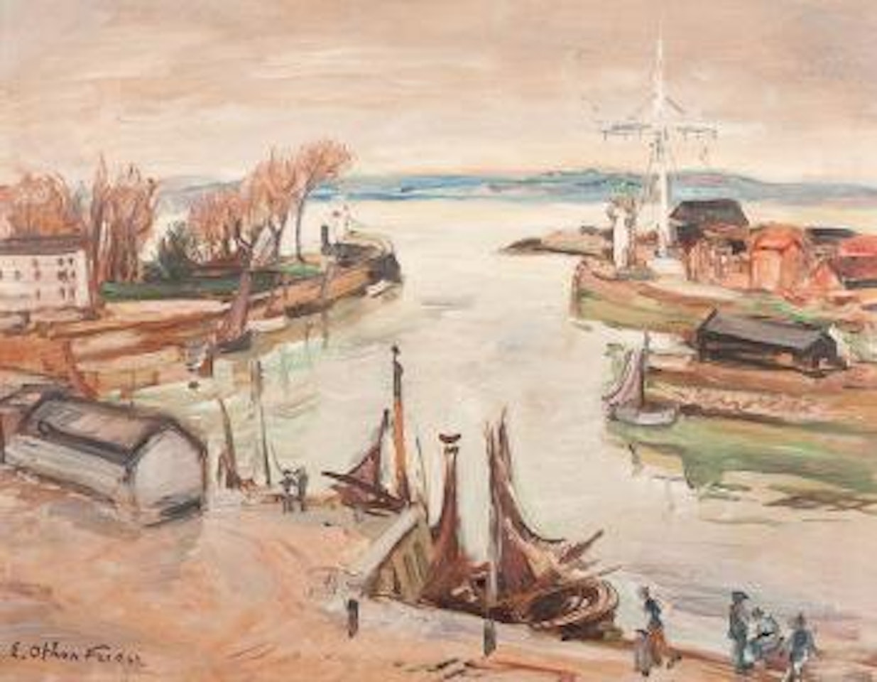Honfleur by Othon Friesz