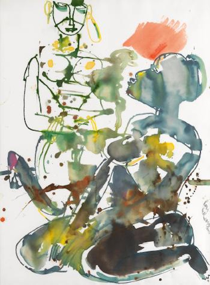 The Obeah's Choice (Le Choix De La Sorcière; Choua Manmbo-a) by Romare Bearden