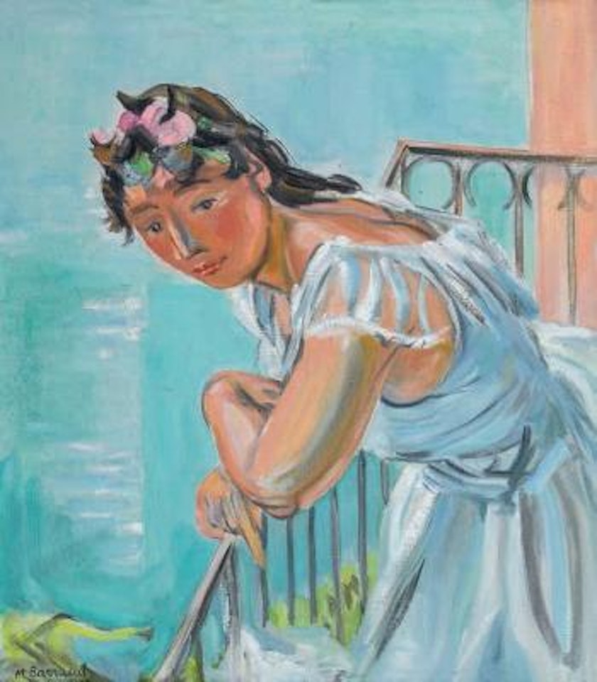Danseuse sur le Balcon by Maurice Barraud