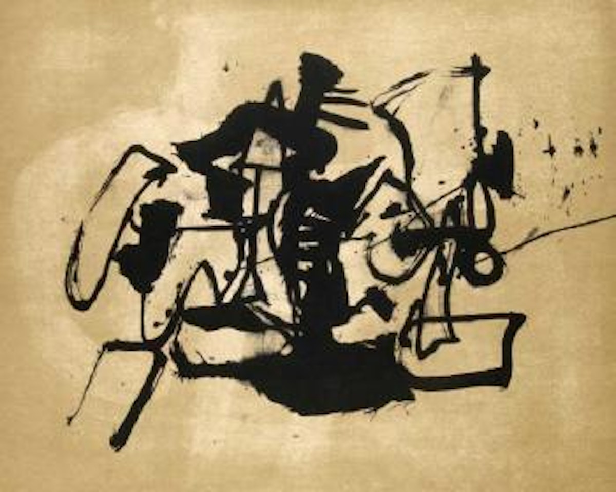 o.T. (abstrakte Komposition) by Afro